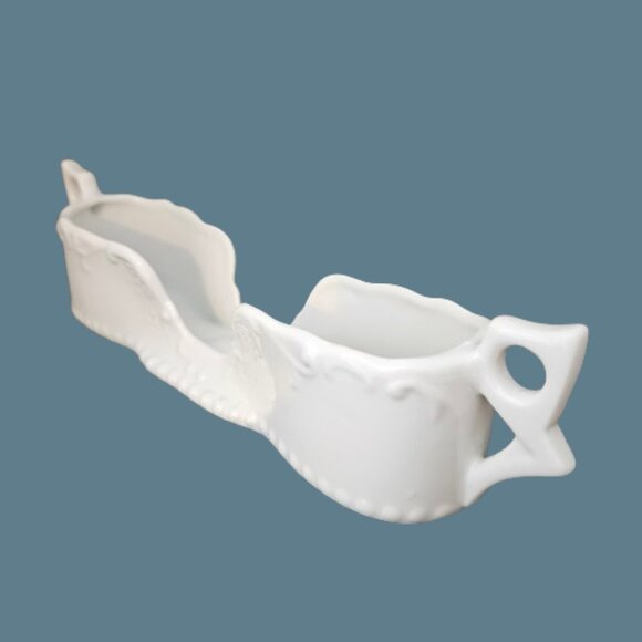 Vintage White Porcelain Silverware Holders Set of 3 by Maryland China Japan - Picture 10 of 12